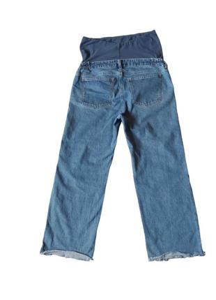 Стильные широкие джинсы для беременности3 фото