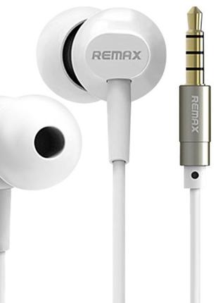 Вакуумные наушники remax rm-501 earphone (цвет белый) ost