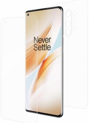 Гидрогелевая защитная пленка на oneplus 8 pro на весь экран прозрачная