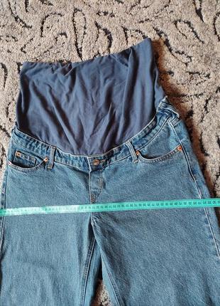 Стильные широкие джинсы для беременности5 фото