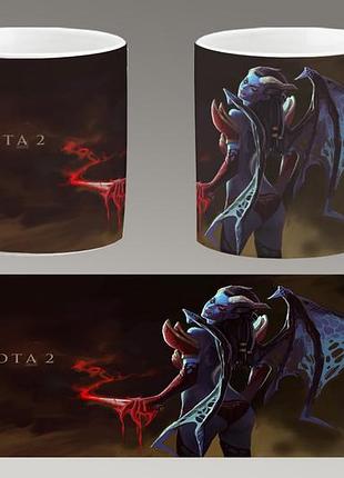 Чашка белая керамическая "dota 2" дота 2 ост