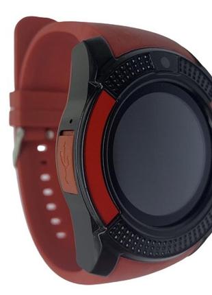 Умные часы smart watch xv8 (цвет красно-чёрный)1 фото