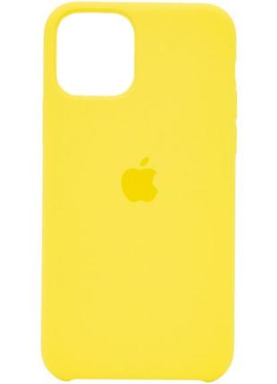 Чохол-накладка s-case для apple iphone 11 pro (колір жовтий)