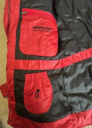 Northland пухова жіноча куртка червона5 фото