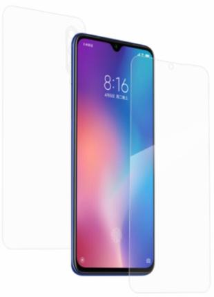 Гидрогелевая защитная пленка ост на xiaomi mi 9 se (на весь экран, прозрачная)