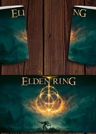 Чашка біла керамічна "elden ring" чашка ост