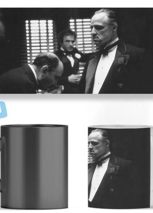 Чашка хамелеон  don carleone the godfather (дон карлеоне крестный отец)  ост
