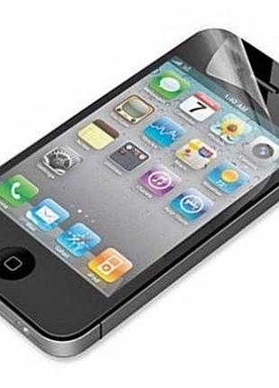 Гидрогелевая защитная пленка ост на iphone 4s (на весь экран, прозрачная)