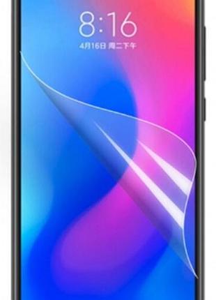 Гидрогелевая защитная пленка на xiaomi redmi 6 pro на весь экран прозрачная