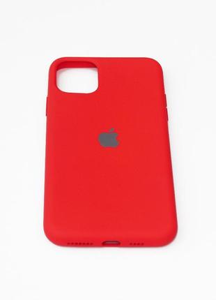 Чехол-накладка s-case для apple iphone 11 pro max (цвет красный)2 фото