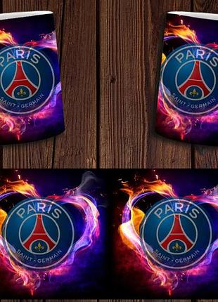Чашка белая керамическая "фк пари сен-жермен" псж / psg ост
