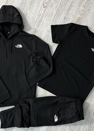 Чоловічий комплект: костюм + футболка the north face