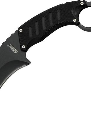 Ніж master cutlery m-tech neck karambit black mt-665bk