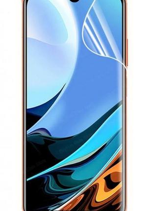 Гидрогелевая защитная пленка crystal mirror на xiaomi redmi a2 на весь экран прозрачная
