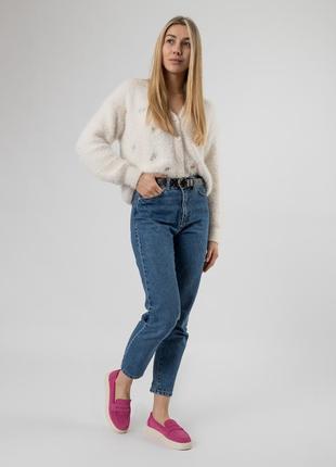 Туфлі жіночі замшеві на платформі рожеві 2462т-а