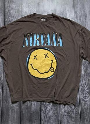 Мерч футболка nirvana  жіноча