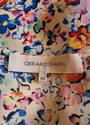 Яркое шелковое платье gerard darel