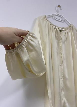 Крута сатинова блуза сорочка2 фото