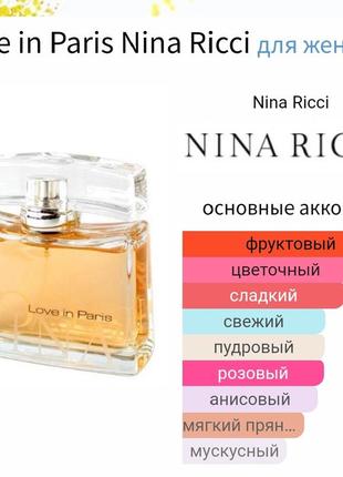 Nina ricci in paris nina ricci parfum 1ml оригинал.8 фото