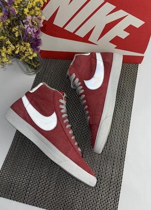 Рефлективні оригінальні кросівки nike blazer vintage4 фото