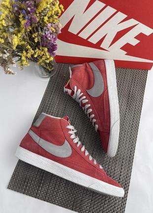 Рефлективні оригінальні кросівки nike blazer vintage3 фото