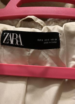 Штучна шубка від бренду zara  з капюшоном 🫶  підійде і на м2 фото