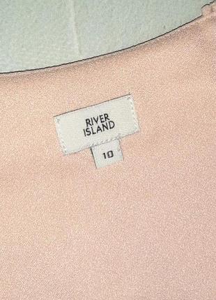 🌿1+1=3 стильна пудрово-рожева блуза блузка river island, розмір m - l5 фото
