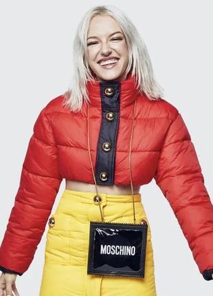 Куртка  пуфер h&m moschino