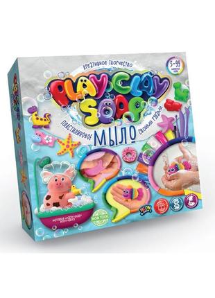 Пластилиновое мыло «play clay soap» 8 цветов тм danko toys1 фото