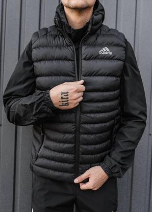 Чоловічий жилет adidas waistcoat black.3 фото