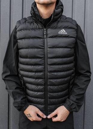 Чоловічий жилет adidas waistcoat black.5 фото