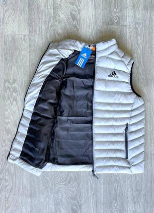 Чоловічий жилет adidas waistcoat white.2 фото