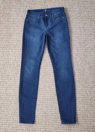 7 for all mankind джинсы skinny скинни made in italy оригинал (w25)