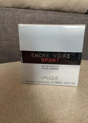 Lalique encre noire sport туалетна вода 100 мл, оригінал