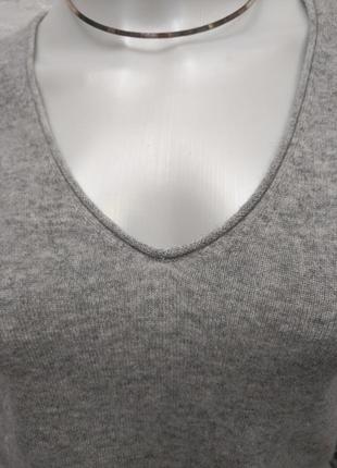 Massimo dutti 100% cashmere элегантный пуловер из кашемира2 фото