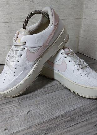 Кросівки wmns nike air force 1 sage white pink ci9094-1002 фото