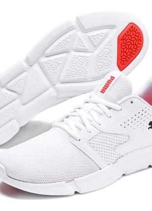 Кроссовки пума (puma interflex modern) белые сетка