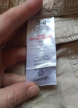 Тоненькі штани, тканина льон george4 фото