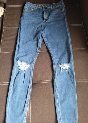 Джинси скіні стильні фірмові 44-46 тягнуться