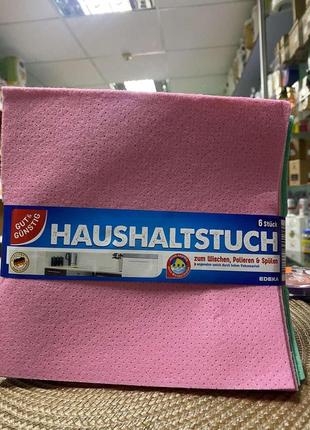 Серветки для прибирання gut & gunstig edeka haushaltstuch універсальні 6 шт