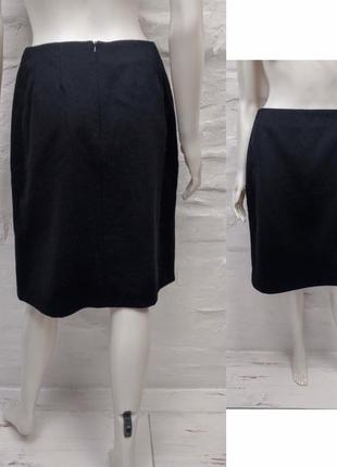 Laura ashley wool cashmere элегантная юбка из шерсти с кашемиром3 фото