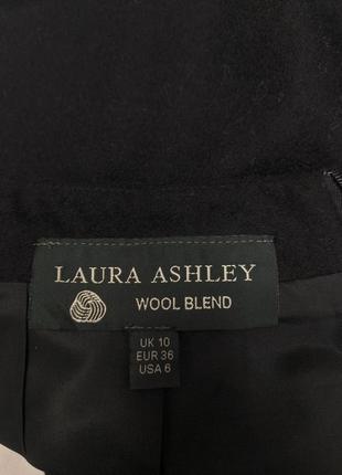 Laura ashley wool cashmere элегантная юбка из шерсти с кашемиром2 фото