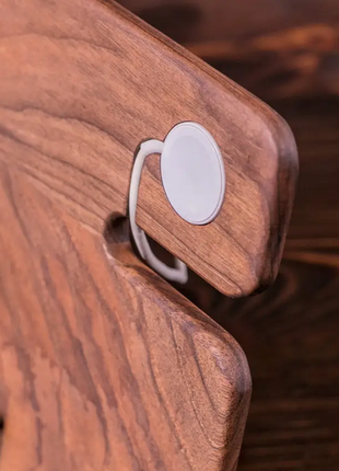Підставка-органайзер з дерева для гаджетів / телефону / годинника / apple iphone з натурального дере5 фото