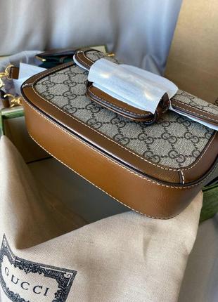 Сумка сумочка крос боді gucci horsebit 19554 фото