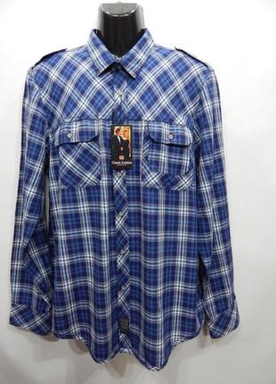 Мужская теплая рубашка с длинным рукавом calvin klein jeans р.52 111rtx (только в указанном размере, 1 шт)