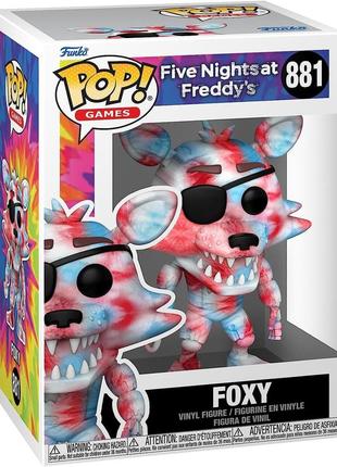 Фігурка funko pop! games: five nights at freddy's tiedye - foxy 10cm.3 фото