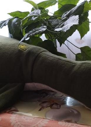 Патріотична подушка іграшка гусак 44 см. плюшевий гусак із вишивкою гербом