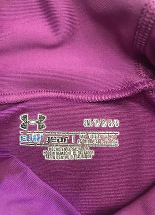 Жіночий фіолетовий  термо лонгслів рашгард бренд андер армор cold gear6 фото