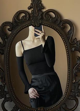 Boohoo | стильний чорний боді
