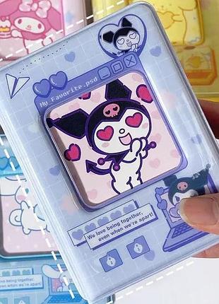 Альбом для карток 40 віконець біндер куромі аніме хеллоу киті kuromi hello kitty